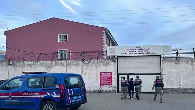 Jandarma ekipleri Erzurum'da kaçak şahsı yakaladı