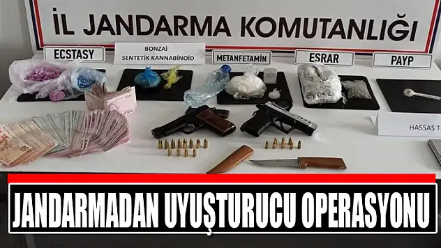 JANDARMADAN UYUŞTURUCU OPERASYONU