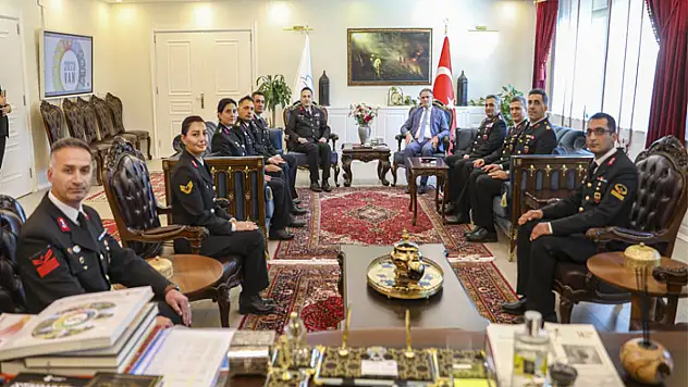 Jandarmadan Vali Balcı'ya ziyaret