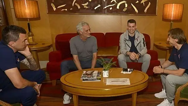Jose Mourinho'dan Hırvatistan Milli Takımı'na ziyaret
