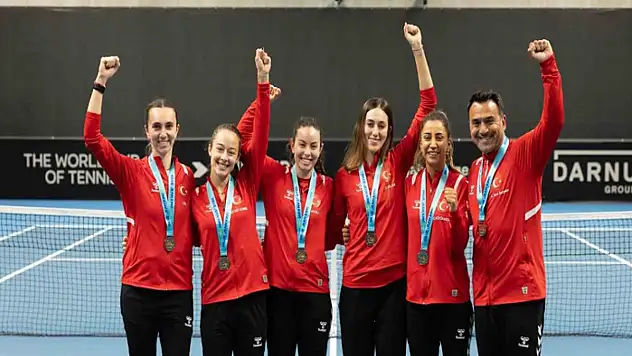 Kadın Milli Tenis Takımı, Litvanya'da tarih yazdı