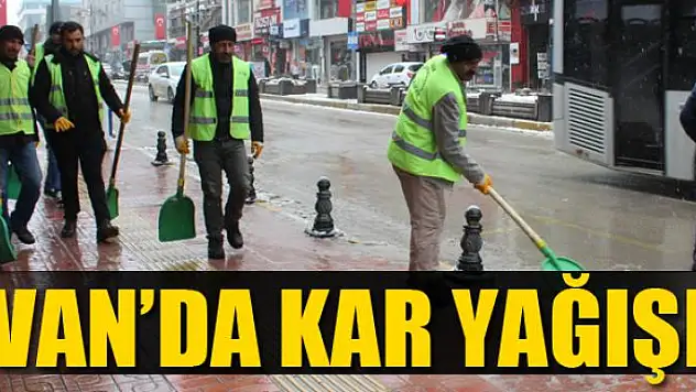 Van'da kar yağışı 