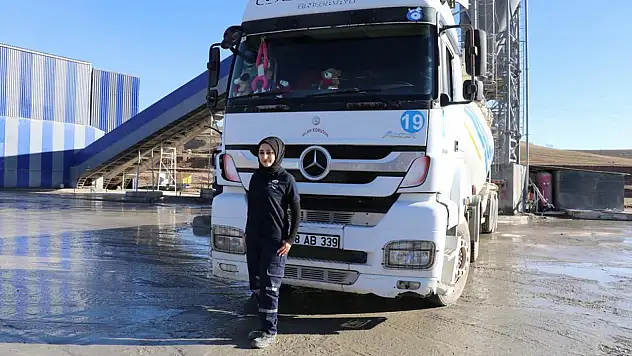 Kadınsın yapamazsın dediler, şimdi tır şoförlüğü yapıyor