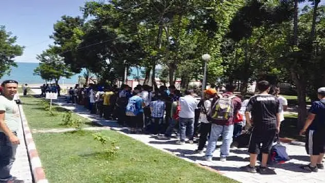 2. DEPREMZEDE GRUBU KAMPA ALINDI