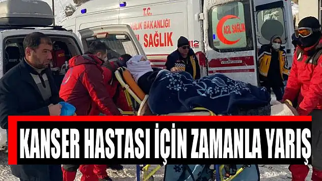 Kanser hastası için zamanla yarış