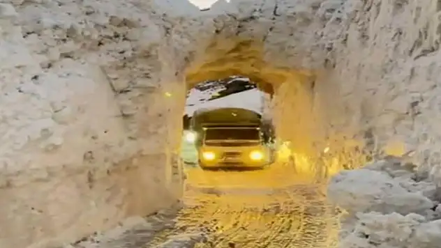 Kar esareti tünelle aşılıyor