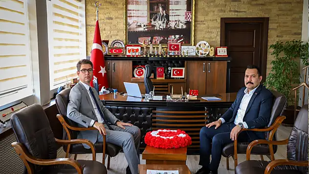 Karaloğlu'ndan Türkmenoğlu'na hayırlı olsun ziyareti