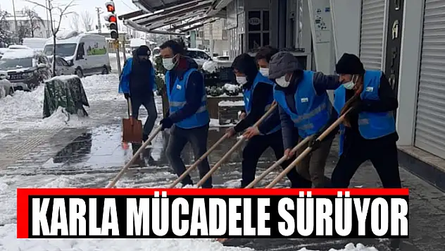 KARLA MÜCADELE SÜRÜYOR