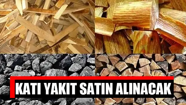 Katı yakıt satın alınacak