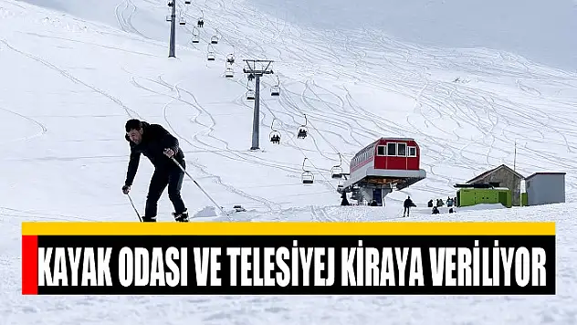 Kayak odası ve telesiyej kiraya veriliyor