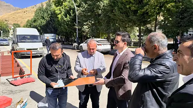 Kaymakam Arslanargun ilçedeki çalışmaları yerinde denetledi