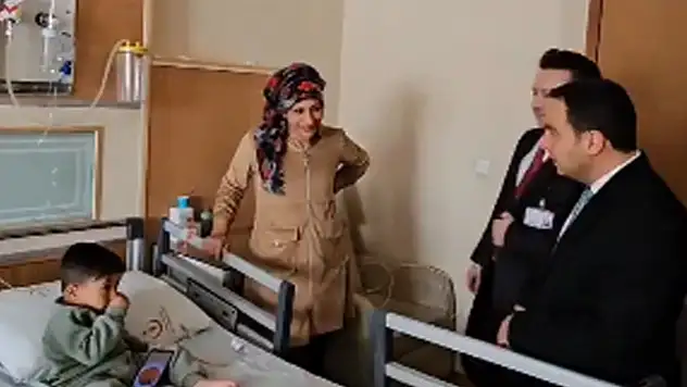 Kaymakam Aydoğan'dan hastane ziyareti