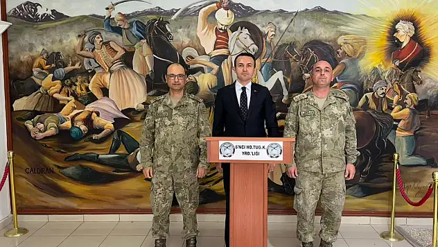 Kaymakam Bakan'dan hudut komutanlığına ziyaret