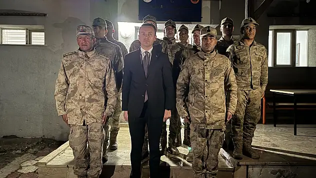 Kaymakam Bakan'dan Yaşkütük Jandarma Karakolu'na ziyaret