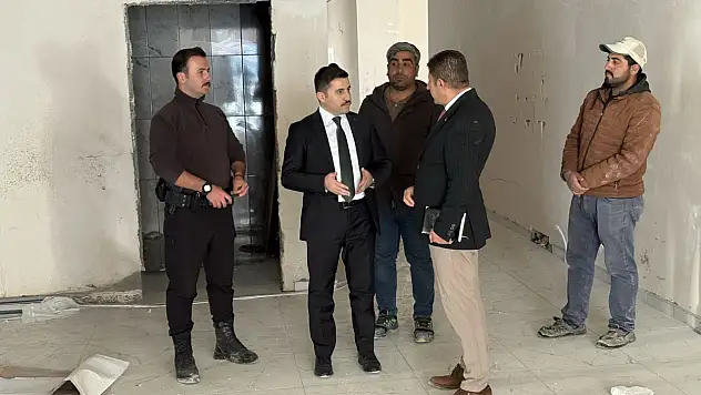 Kaymakam Bulut, ilçedeki yatırım projelerini yerinde inceledi