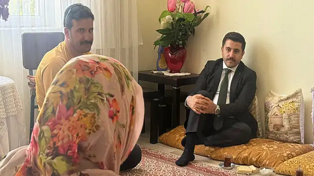 Kaymakam Bulut'tan hane ziyareti