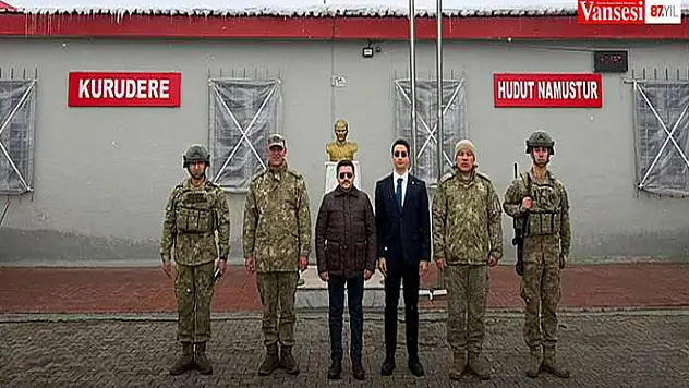 Kaymakam Bulut'tan Kurudere hudut karakoluna ziyaret