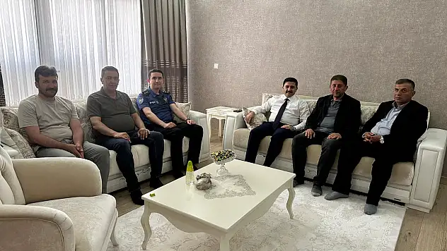 Kaymakam Bulut'tan şehit ailesine ziyaret