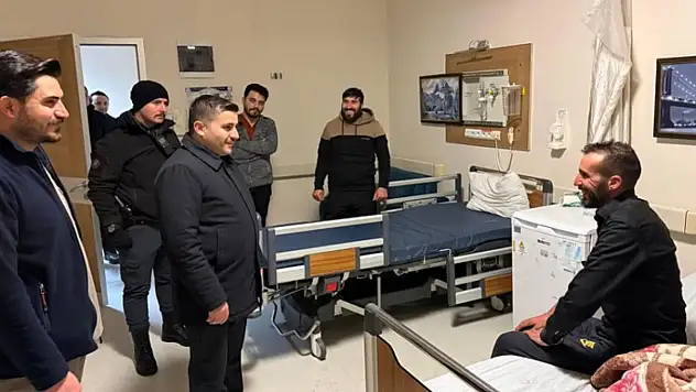 Kaymakam Bulut yeni yıla görev başındakilerle girdi