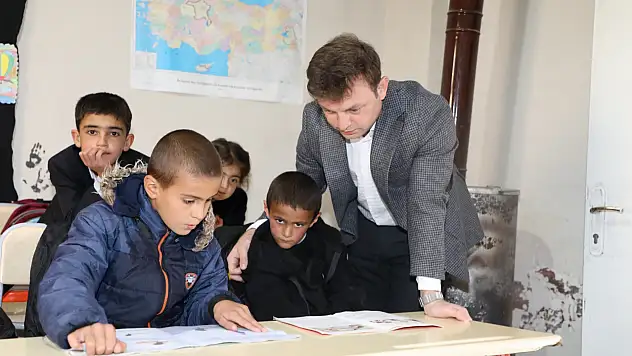 Kaymakam Erdoğan'dan öğrencilere ziyaret