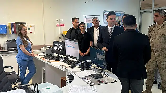 Kaymakam Kadir Kılıç'tan kurumlara bayram ziyareti