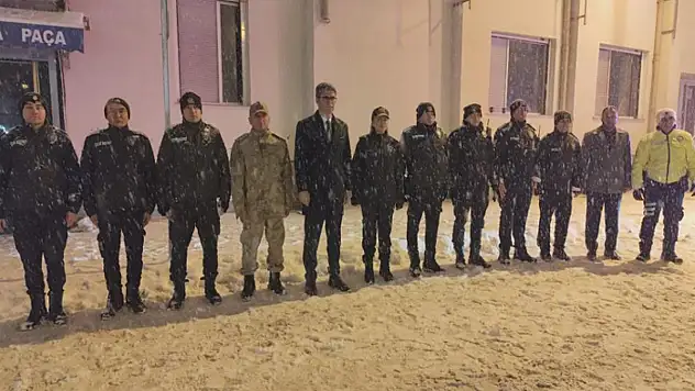 Kaymakam Karaloğlu güvenlik güçlerinin yeni yılını kutladı