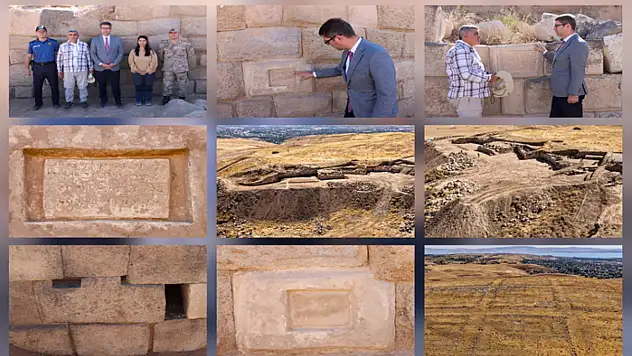 Kaymakam Karaloğlu, kazı çalışmalarını inceledi