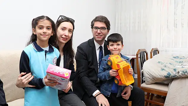 Kaymakam Karaloğlu'ndan hasta ziyareti