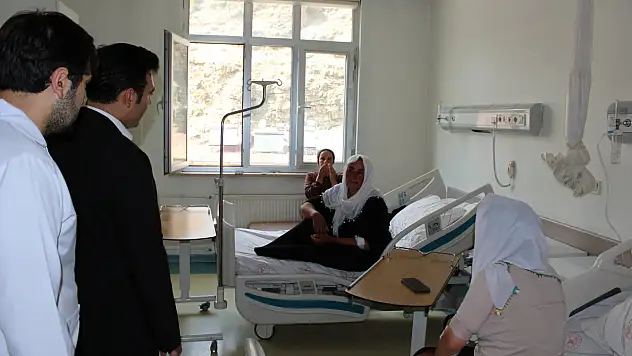 Kaymakam Kılıç'tan hastane ziyareti
