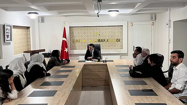 Kaymakam Kılıç vatandaşlarla buluştu