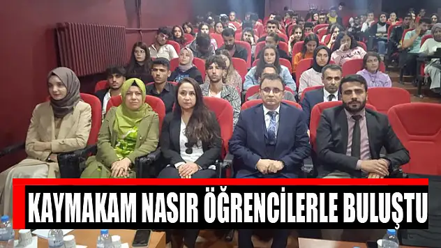 Kaymakam Nasır öğrencilerle buluştu