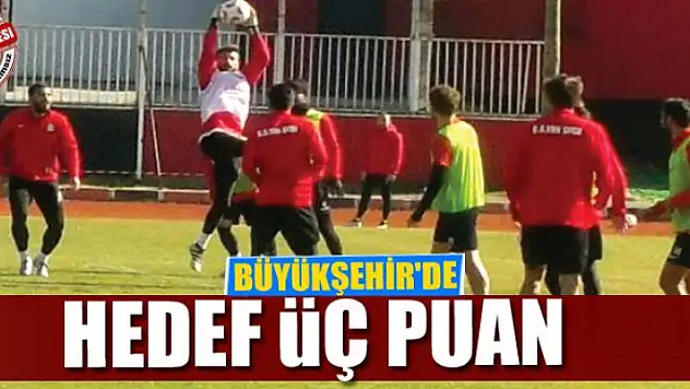 BÜYÜKŞEHİR'DE HEDEF ÜÇ PUAN