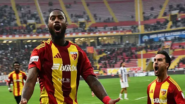 Kayserispor ilk kez 1 maçta 3 gol attı