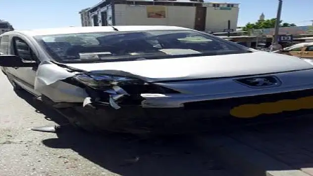 Trafik kazası ucuz atlatıldı