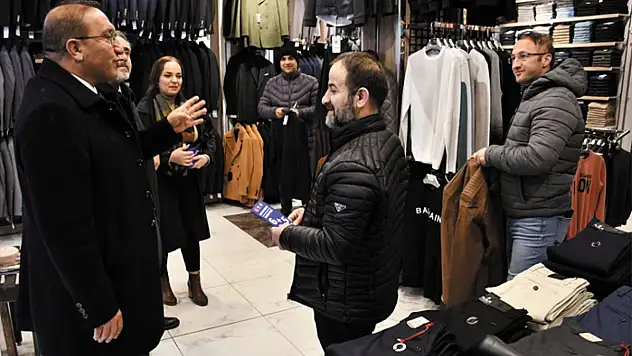 Kılıç'tan esnafa ziyaret