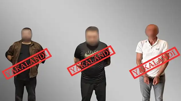 Kırmızı bültenle aranan 3 kişi yakalandı