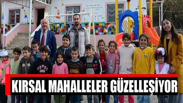 Kırsal mahalleler güzelleşiyor