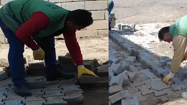 Kışla Mahallesi'nde yol çalışmaları devam ediyor