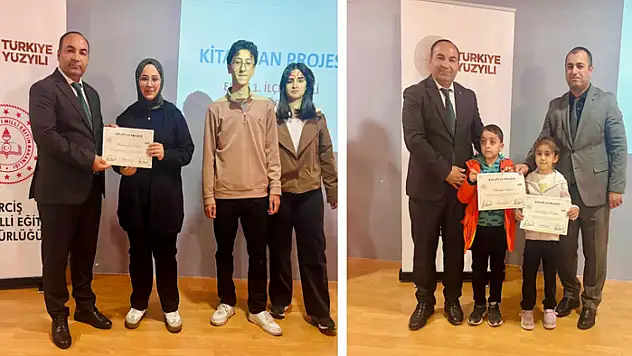 Kitap Okuma Yarışması'nda ödüller sahiplerini buldu