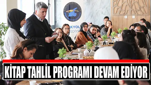 KİTAP TAHLİL PROGRAMI DEVAM EDİYOR