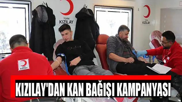 Kızılay'dan kan bağışı kampanyası