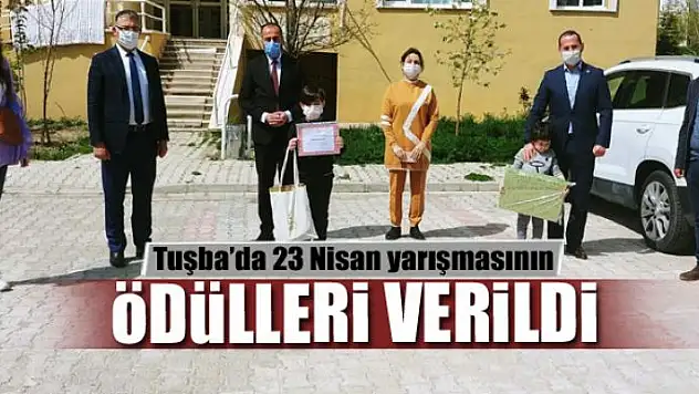 Tuşba'da 23 Nisan yarışmasının ödülleri verildi