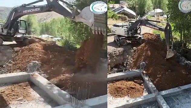 Köycük Mahallesi'ne yeni taziye evi: Dolgu çalışmaları tamamlandı