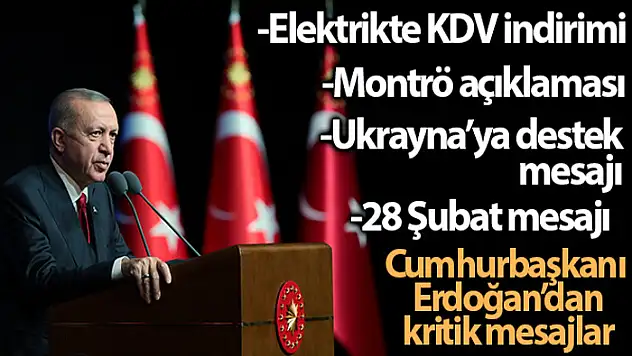 Kritik kabine sonrası Cumhurbaşkanı Erdoğan'dan açıklamalar