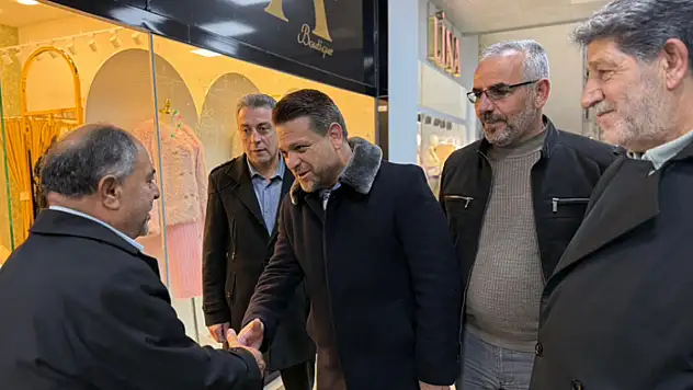 Kuşan'ın mahalle ve esnaf ziyaretleri devam ediyor