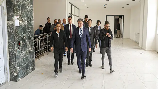 Kütüphane ve Etüt Merkezinde inşaat çalışmaları sürüyor