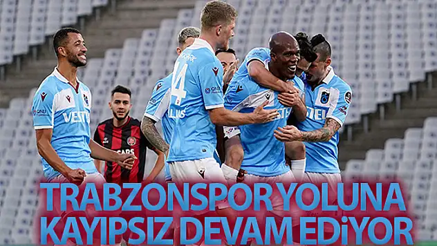 Lider Trabzonspor yoluna kayıpsız devam ediyor