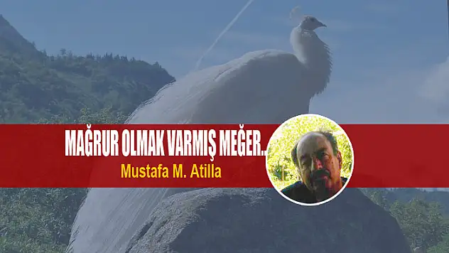 Mağrur olmak varmış meğer..
