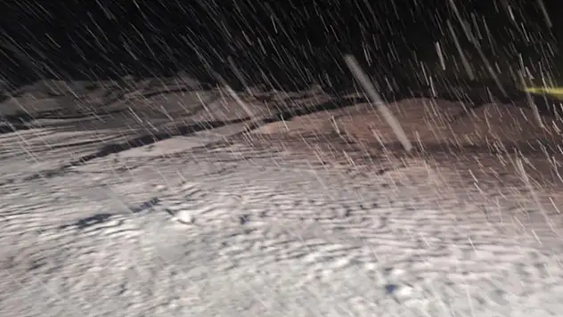 Malatya'da kırsal bölgeler kar altında