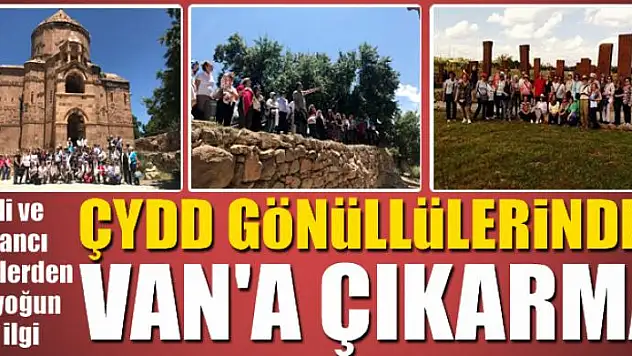 ÇYDD GÖNÜLLÜLERİNDEN VAN'A ÇIKARMA